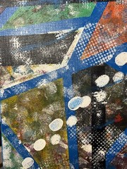 Geo’s Metric Explosion (New) 24x24x1.5 in. Gallery Wrapped Canvas Painting