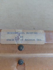 Vintage ESTELLE STAIR Painting ROCKPORT, TEXAS Estelle Stair Gallery Signed