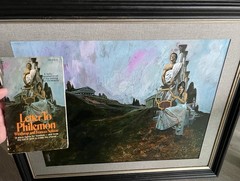 DAVID J. BLOSSOM (1927-1995) Illustration Art Book Cover original painting 1974