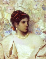 Oil painting A-Greek-Woman-1877-Henryk-Hector-Siemiradzki-handmade in oil canvas