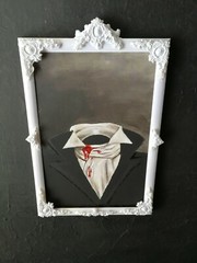 figurative art modern painting decorative printing vampire customized wood frame