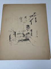 AGNES DUNHAM COLLECTION HOLDEN SILENT FILM STAR HISTORIC LANDSCAPE 1930 DRAWINGS