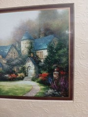 Thomas Kinkade “Beyond Autumn Gate” 11 X 9.5 (including frame)