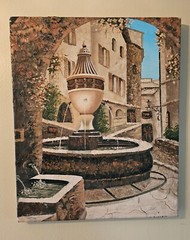 Original Vintage French Canvas Oil Painting signed by Lainas – Limited Edition