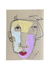 Original Oil/Acrylic Painting On Cardstock Paper Cuban Art 5.5×7.5” by LISA