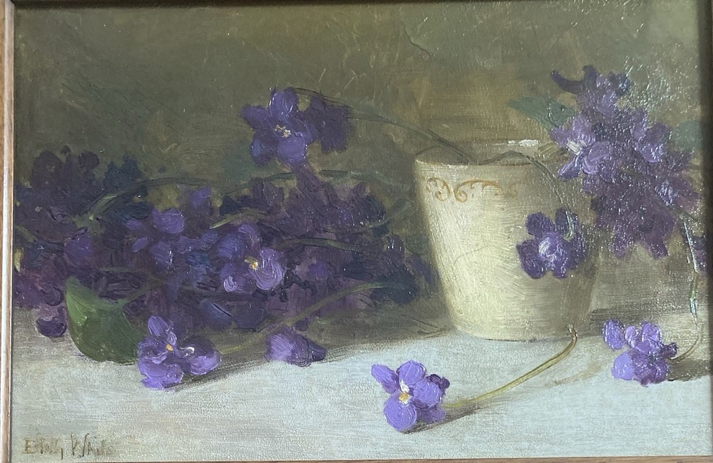 Listed Early California Artist Edith White “ Still Life “ 1855-1946 Sought After
