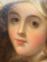 c1850 Oil Painting Beatrice Cenci by Guido Reni Italian Old Master Boston Mass