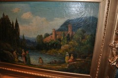 19th century listed French Artist Oil Painting Leon Bazile Perrault 1832- 1908