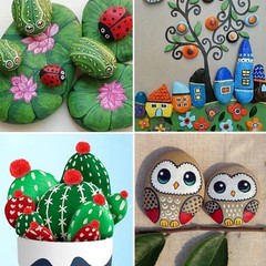High-Quality Painting Stones, 15PCS 2-3 Inch Smooth Stones for Kids & Adults