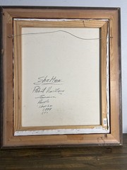 “Shelter” Original Painting By Robert Armstrong In Gilded Frame 20×24