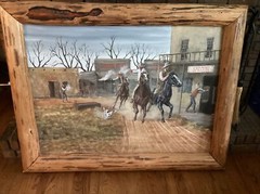 Donald Archibald Gibbs western oil painting