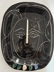 Pablo Picasso – Madoura edition ceramic plate ‚Visage de Femme‘