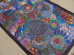 LOUISE NUMINA 175 x 100 cm Original Aboriginal Painting. Dreamtime