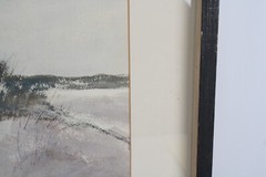 Sand Dunes Vintage Watercolor Painting Signed Dewberry 75