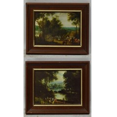 Set of two vintage prints 12.6 x 9.8 in / 12.6 x 9.8 in