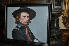 Museum Quality General Custer Oil Painting