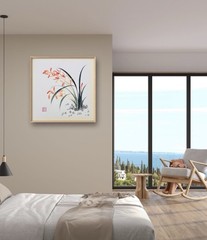 Chinese painting of orchids