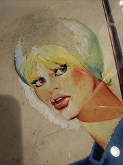 Original 1961 Hurel Gouache Brigitte Bardot La Bride Sur Le Cou Movie Poster Art