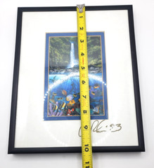 Christian Riese Lassen Eternal Rainbow Sea Matted Framed SIGNED