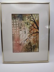 Eleise Patterson Original Watercolor Signed Framed Matted