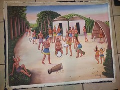 ORIGINAL OIL PAINTING BY THE LATE MASTER EMMANUEL PREVIL 40 X 30