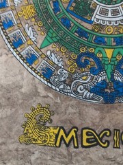 Mexican Art 15 1/2″ X 12″ Amate Bark Painting Hand painted Folk art Calendar