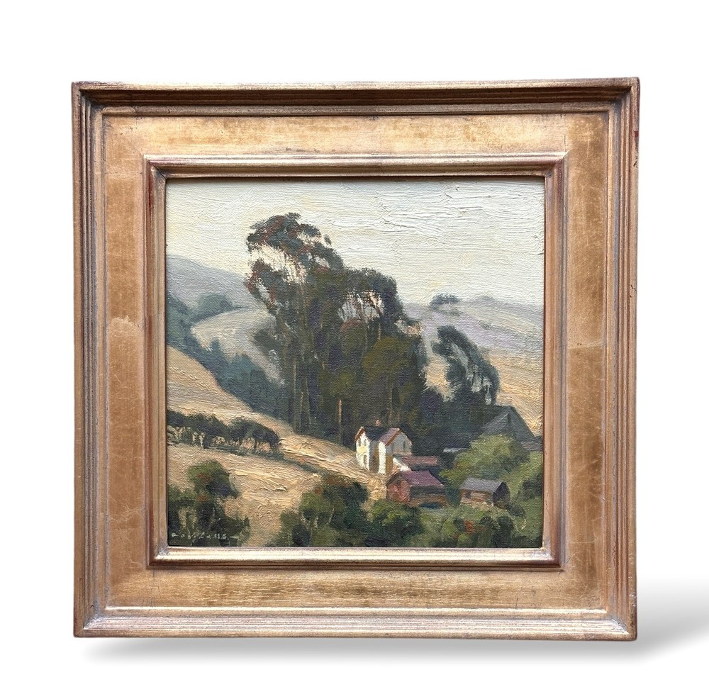 Jim Lamb oil painting Hillside Farm near Point Reyes California