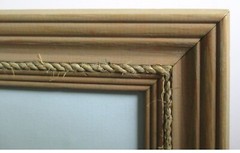 Orig. Oil Painting SAIL/CLIPPER SHIP Full-Sails 28″x24″ Framed Signed -Dramatic!