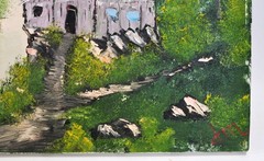 Original Joy of Painting Winter Mountain Lake Landscape Signed