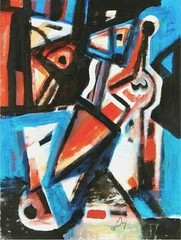 Neal Doty(d.2016)-„All Eyes on Her“-ORIG Acrylic Painting/Signed/COA List $3,500