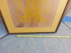 Hombre Del Fuego Painting Artist Proof Signed Jacob (Artist ID Help Needed)