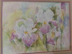 Savannah Artist Karen Miller Original Large Watercolor..32 by 26 1/2  One of two