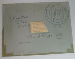VINTAGE DAVID EGGE ORIGNAL SCIENCE FICTION PAINTING ART 1976 NEUTRON STAR