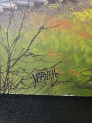 Jerry Yarnell Original Case Study Painting „The Train“ 24″×18″