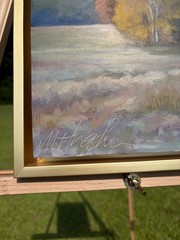 Original Oil Painting in floating frame by Mississippi Artist Maria Hughes