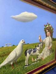 Kunio Komatsuzaki（小松崎邦雄） “Near Delft” Large Original Oil Painting 15F