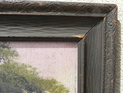 Willard Page 1885-1958 Colorado mountains landscape painting larger size 12 x 24