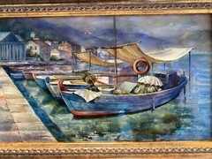 Unique Art! Oil paintings on the mother-of-pearl by most highly talented artists