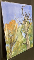 Liz Sipe Art “Still Standing” Original Watercolor Inspired Via Shenandoah 22×30”