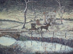Ken Newport, Indiana original painting „Country Doctor“ 18″ x 24″ oil on canvas