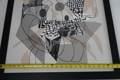 ARTIST POLLY NORMAN ORIGINAL ABSTRACT ART PHOTOGRAPHY HORSEBACK SIGNED AP