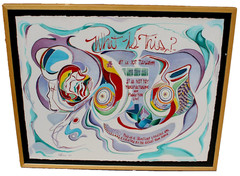 JOSEPH PALERMO Modernist Mixed Media Abstract 2007 was $10,000