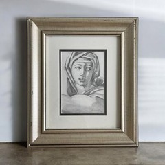 ARTIST: Forero-Paz — Classic 1940s Portrait – Graphite On Paper
