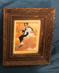 Robert Owen Vintage Clown Art Print Framed “FRIENDSHIP”