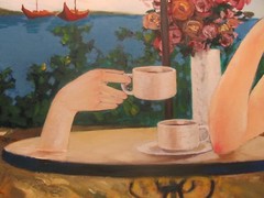 HEI FENG ORIGINAL OIL PAINTING „ONE DAY SALE“ 30″ X 40″ UNTITLED