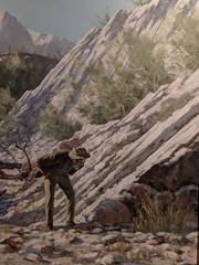 Roy Kerswill “The Prospector and His Mule” Framed Oil on Canvas Original Western