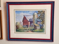 J. D. Dowdakin Signed Original Watercolor Painting EXCELLENT PRE-OWNED CONDITION