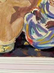 THEODORE NADEJEN PAINTING RUSSIAN AMERICAN MODERNIST Rare FAMOUS ILLUSTRATOR