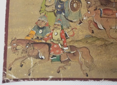 Mongolia Mongolian Painting on Canvas possibly Marzan Sharav ca. 20th century
