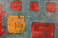 Mark Little original￼ canvas￼￼￼ Painting 81” X 62” XL (6ft. 9in)Abstract modern
